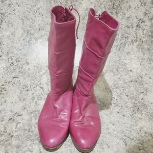 3/$20 Made in Italy Dress Boot Ladies Size 37 Pink